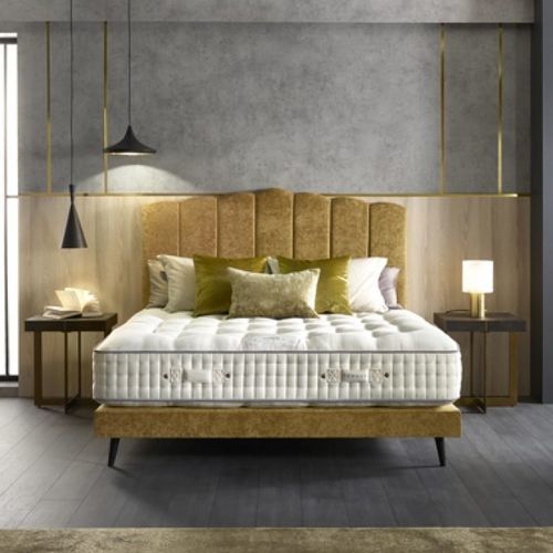 Doppelbett-Matratze - VIRTUS 15 000 - HARRISON SPINKS - Federkern / weiß / Baumwolle