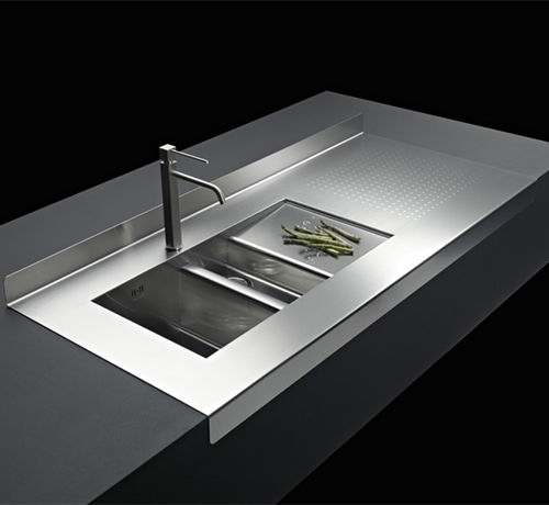 Stahl-Arbeitsplatte - SCRATCHPROOF - STEEL TIME SRL - für Küche