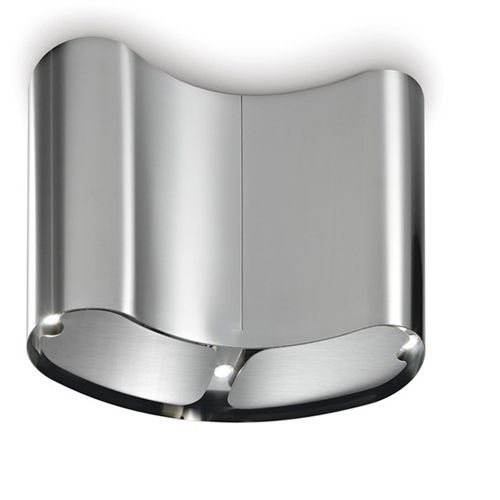 Inseldunstabzug - BEAN - STEEL TIME SRL - Ecken / mit integrierter Beleuchtung / originelles Design