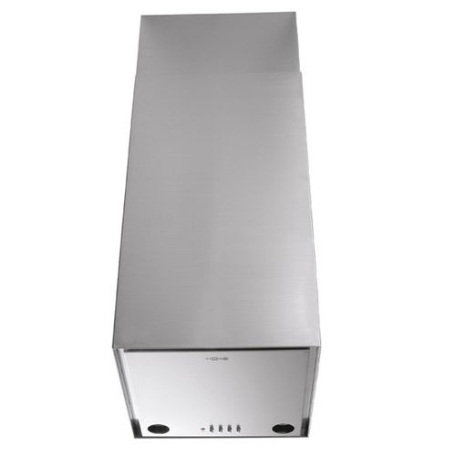 Inseldunstabzug - LOGICA PLUS - STEEL TIME SRL - mit integrierter Beleuchtung