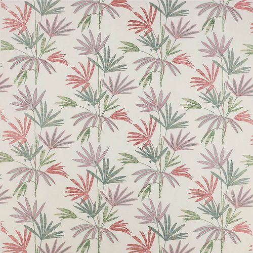 Möbelstoff - BAMBOO PALM  - Jane Churchill - für Vorhänge / Blumenmotive / Polyester