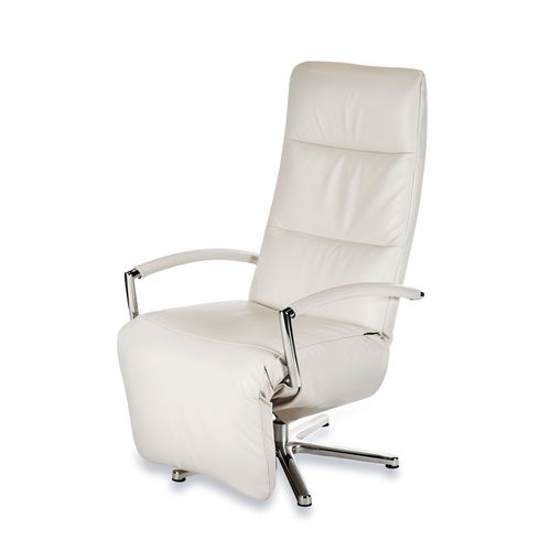Moderner Relaxsessel - Daisy - STRÄSSLE Switzerland AG - Leder / mit Fußstütze / schrägstellbar