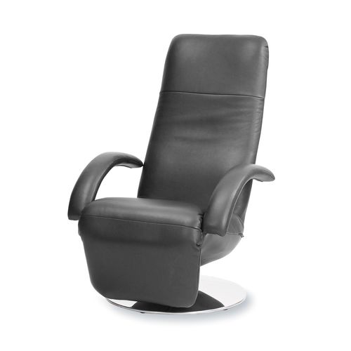 Moderner Relaxsessel - Daniel - STRÄSSLE Switzerland AG - Leder / mit Fußstütze / schrägstellbar