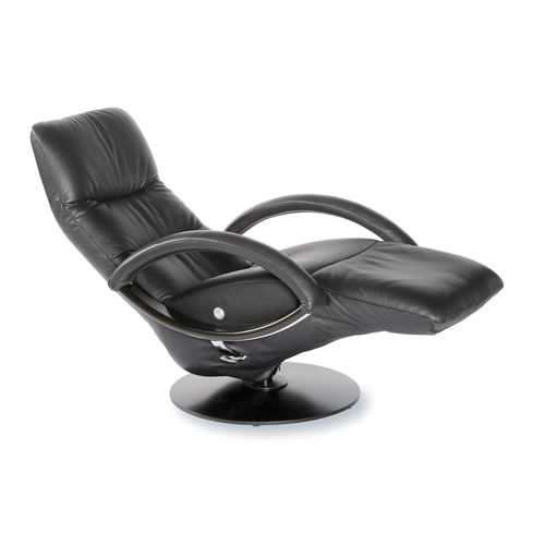 Moderner Relaxsessel - Haiko - STRÄSSLE Switzerland AG - Leder / mit Fußstütze / schrägstellbar