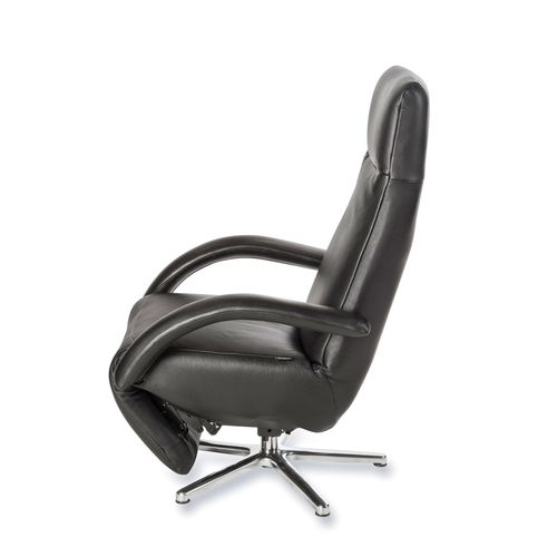 Moderner Relaxsessel - Simba - STRÄSSLE Switzerland AG - Leder / mit Fußstütze / mit Kopfstütze