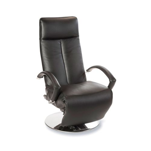 Moderner Relaxsessel - Sirius - STRÄSSLE Switzerland AG - Leder / mit Fußstütze / mit Kopfstütze