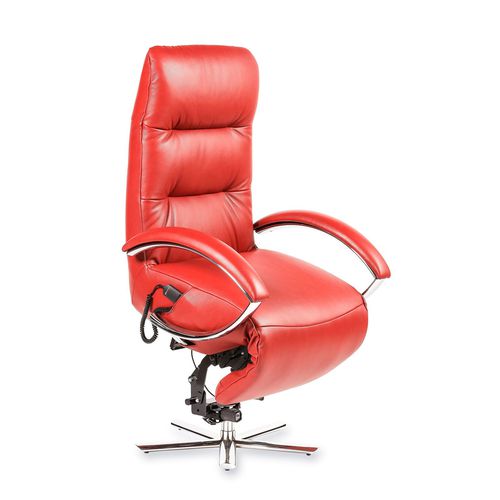 Moderner Relaxsessel - Alina - STRÄSSLE Switzerland AG - Leder / mit Fußstütze / schrägstellbar