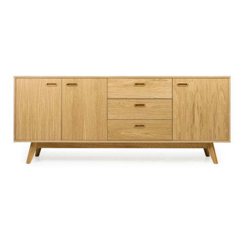 Sideboard / skandinavisches Design - BESS : 2176 - Tenzo AB - lackiertes Holz / Eiche / weiß