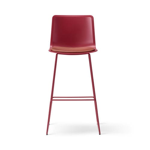 Moderner Barstuhl - PATO - Fredericia Furniture - für den Innenraum / Stoff / Leder