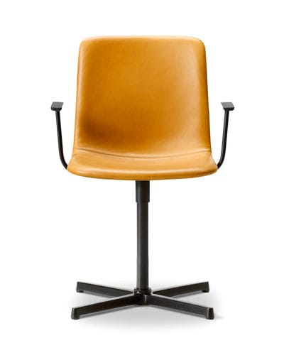 Stoff-Arbeitsstuhl - PATO  - Fredericia Furniture - poliertes Aluminium / aus lackiertem Stahl / Polypropylen