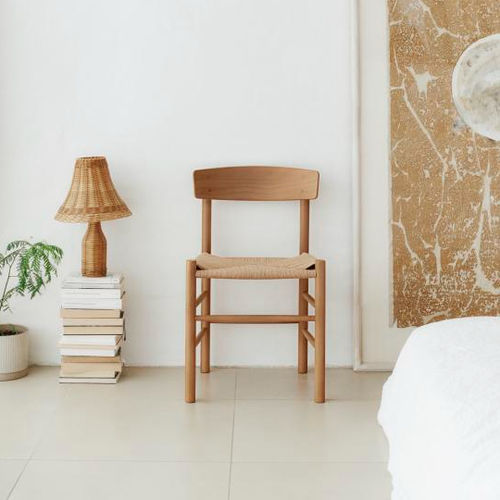 Stuhl / skandinavisches Design - J39 - Fredericia Furniture - für den Innenraum / Eiche / Buche