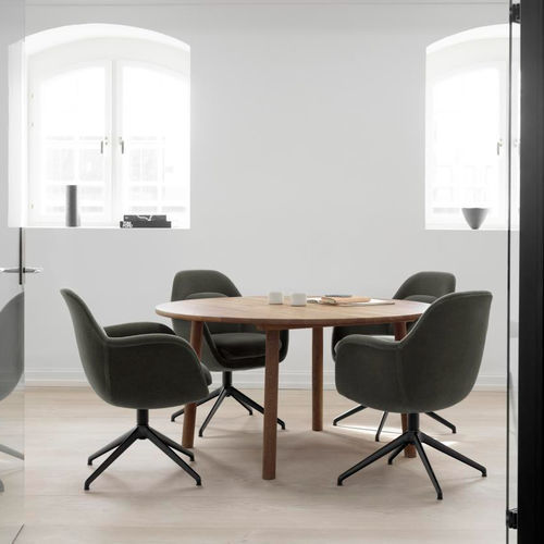 Moderner Stuhl - SWOON - Fredericia Furniture - für den Innenraum / Stoff / Leder