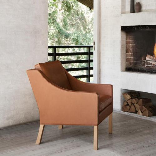 Moderner Sessel - 2207 - Fredericia Furniture - Stoff / Leder / Eiche