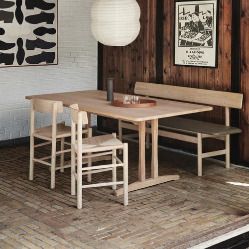 Moderner Tisch - C18 - Fredericia Furniture - Eiche / Gestell aus Eiche / rechteckig