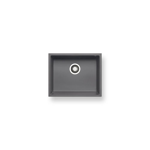 Einbeckenspüle - TETRAGON 1B - PYRAMIS Deutschland GmbH - ohne Abtropffläche / Granit / Unterbau
