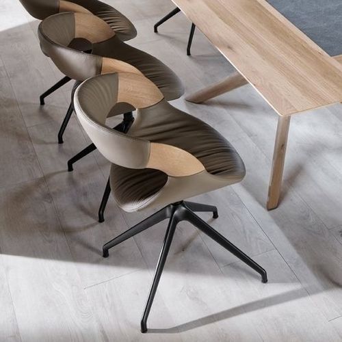 Moderner Esszimmerstuhl - V-Alpin - Voglauer Möbelwerk Gschwandtner & Zwilling GmbH & Co. KG - für den Innenraum / Stoff / Leder