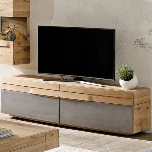 Modernes Fernsehmöbel - V-Organo - Voglauer Möbelwerk Gschwandtner & Zwilling GmbH & Co. KG - lowboard / mit 2 Türen / Eiche
