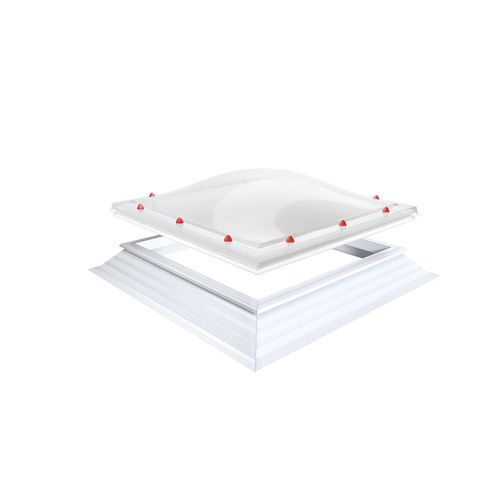 Glaslichtkuppel - SPHERICAL: PC HEATSTOP - SKYLUX - Polycarbonat / gebogen / für Dachterrasse