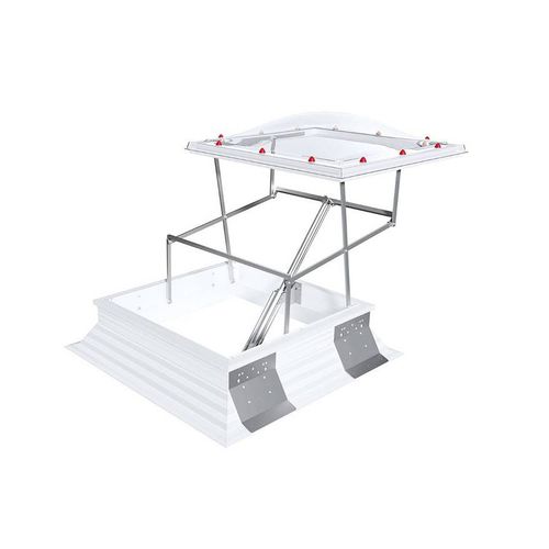 Glaslichtkuppel - SKYMAX - SKYLUX - Metall / gebogen / für Dachterrasse