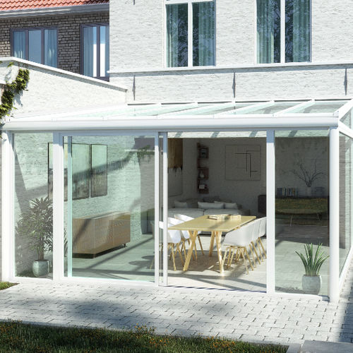 Selbsttragende Veranda - CLIMAX - SKYLUX - Glas / Aluminium