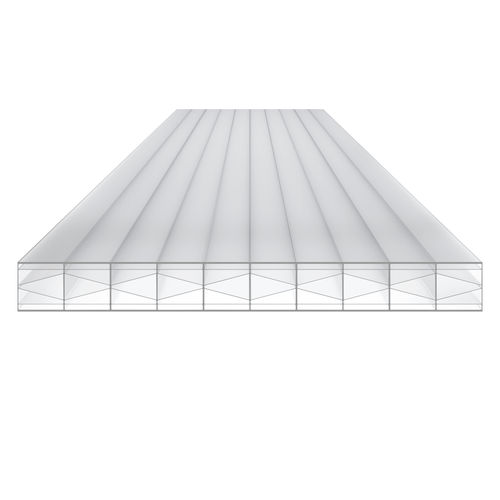 Stegplatten-Polycarbonatplatte - X6 - SKYLUX - Dach / lichtdurchlässig / isolierend