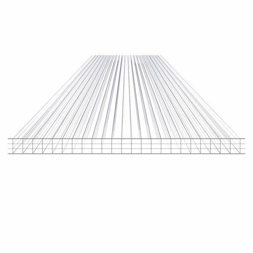 Stegplatten-Polycarbonatplatte - 4-WALLED - SKYLUX - Dach / lichtdurchlässig / isolierend