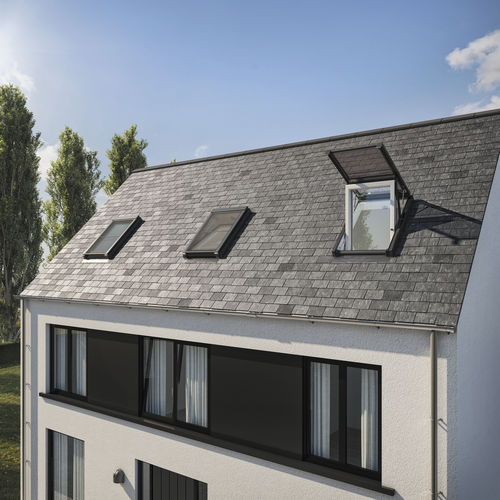 Holz-Dachfenster - SKY10 - SKYLUX - Metall / kippbar / mit Doppelverglasung
