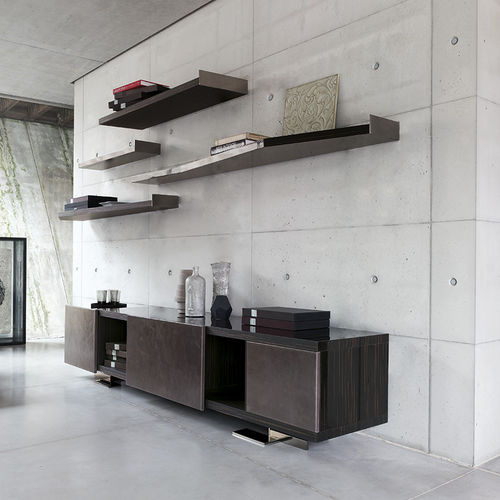 Modernes Sideboard - ENDOR - arketipo - Eiche / Ebenholz / Sucupira