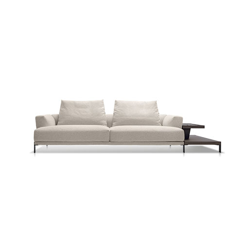Modernes Sofa - THAT'S LIFE - arketipo - Stoff / mit Armlehnen / mit integriertem Tisch