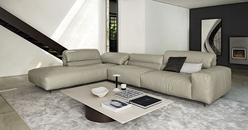 Modulsofa - CRAZY DIAMOND - arketipo - modern / Stoff / Leder