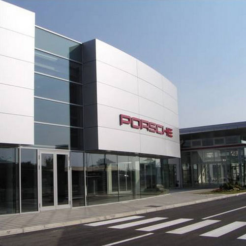 Paneel-Fassadenverkleidung - EXTERIOR - Alubond Europe - Aluminium / reflektierend / Grossformat