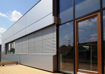 Paneel-Fassadenverkleidung - ALUBOND U.S.A GREEN - Alubond Europe - Verbundwerkstoff / Metall / reflektierend