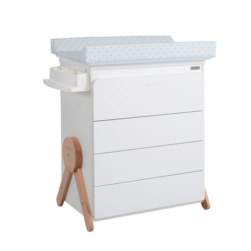 Wickeltisch / lackiertes MDF - micuna - bodenstehend / Baby