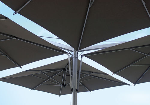 Quadratischer Sonnenschirm - QUADRUPLO - FIM - Aluminium / Stoff / 4-fach