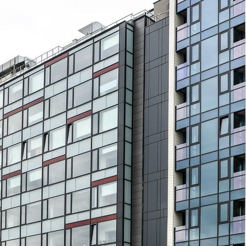 Hinterlüftete Fassade / Aluminium - VARIO LAMELLA - ETEM 