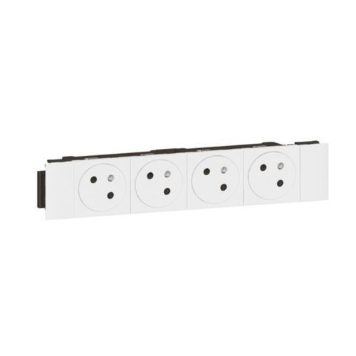 4-fach-Steckdose - SOLUCLIP - LEGRAND - wandmontiert / Aufputz / Objekteinrichtung