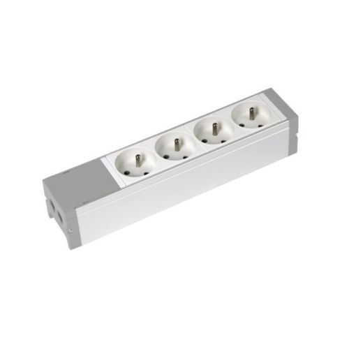 4-fach-Steckdose - 0 734 01 - LEGRAND - schienenmontiert / Objekteinrichtung / Industrie