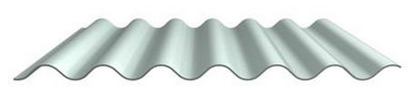 Stahlblechdach - FISCHERWELLE SINUS 42 - Fischer Profil GmbH  - Well