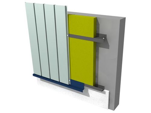 Dekorblech - FISCHERPANEEL - Fischer Profil GmbH  - galvanisierter Stahl / Fassaden