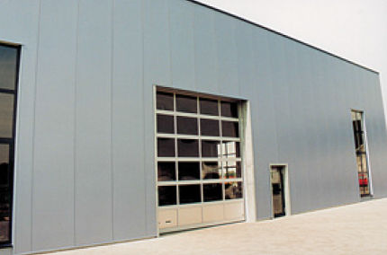 Sandwichpaneel für Fassaden - FISCHERTHERM LL 40 - Fischer Profil GmbH  - einseitig metallbeschichtet / Kern aus Polyurethanschaum
