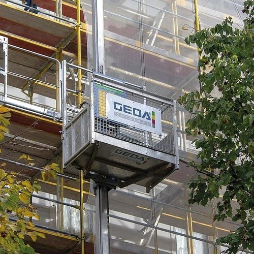 Lastenaufzug für Baustellen - 300 Z - GEDA GmbH - für Gebäude