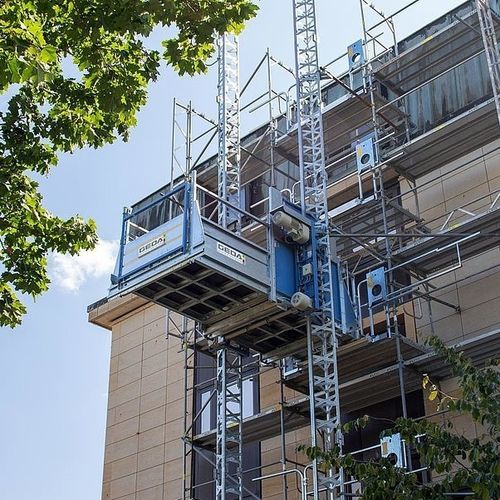 Lastenaufzug für schwere Lasten - 1500 Z/ZP - GEDA GmbH - für Baustellen / für Gebäude
