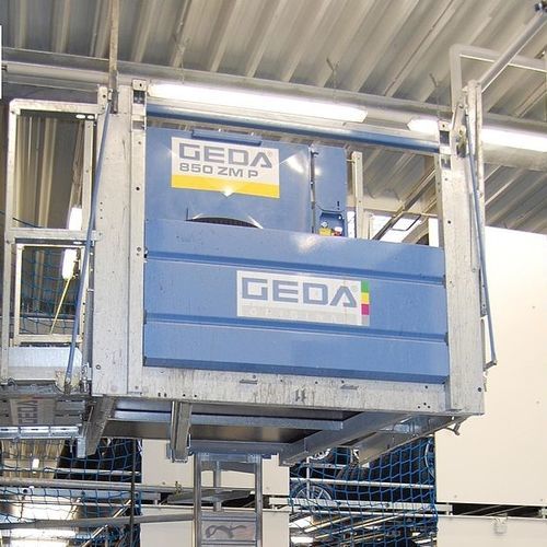 Lastenaufzug für schwere Lasten - 850 ZM P - GEDA GmbH - für Baustellen / Industrie / für Gebäude