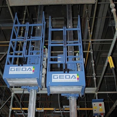 Lastenaufzug für Baustellen - GEDA 300 Z Boiler Hoist - GEDA GmbH - Industrie