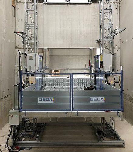 Lastenaufzug für schwere Lasten - 3700 ZP P - GEDA GmbH - für Gebäude