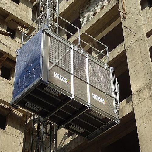 Lastenaufzug für schwere Lasten - SBL 2000 - GEDA GmbH - für Baustellen / für Gebäude