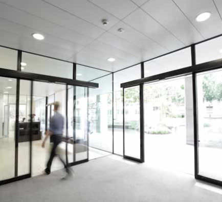 Eingangstür - Energy-saving (PSW) - Gilgen Door Systems AG  - Stahl / Schiebe / Glas