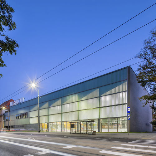 Lichtdurchlässiges Profilglas - LINIT EcoGlass ice - Glasfabrik Lamberts GmbH & Co. KG  - für Innenausbau / für Fassaden