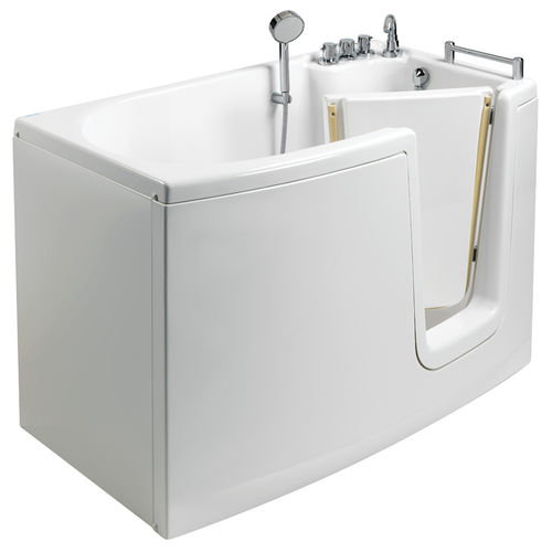 Badewanne für Eckeinbau - M74MDS12 - PONTE GIULIO - freistehend / für Wohnungen / Glasfaser