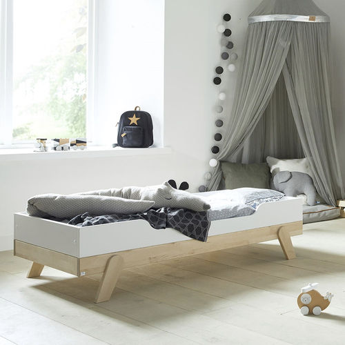 Einpersonenbett - Junior - LIFETIME Kidsrooms - modern / für Kinder / Birke